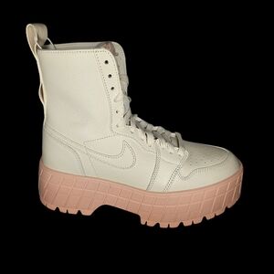 Nike Air Jordan 1 Brooklyn High Sail Legend Pink/White Womens Size 8.5 NEW